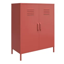 SystemBuild Bonanza 2-Door Metal Locker Storage Cabinet 8 SystemBuild Bonanza 2-Door Metal Locker Storage Cabinet -The Novogratz Shop 5121024 ALT2