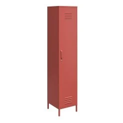 SystemBuild Mission District Single Locker Storage Cabinet Floor Decor -The Novogratz Shop 5121027 ALT2