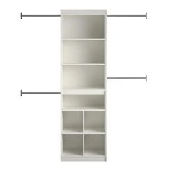 SystemBuild Rochon Closet Storage System 12 SystemBuild Rochon Closet Storage System -The Novogratz Shop 5121028 ALT4
