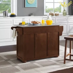 Crosley Eleanor Stainless Steel Top Kitchen Island 11 Crosley Eleanor Stainless Steel Top Kitchen Island -The Novogratz Shop 5154993 ALT4