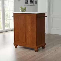 Crosley Cambridge Granite Top Portable Kitchen Island / Cart 7 Crosley Cambridge Granite Top Portable Kitchen Island / Cart -The Novogratz Shop 5155026 ALT3