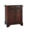 Crosley Lafayette Granite Top Portable Kitchen Island / Cart 1 Crosley Lafayette Granite Top Portable Kitchen Island / Cart -The Novogratz Shop 5155032 Mahogany