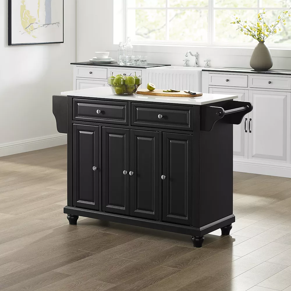 Crosley Cambridge Granite Top Full-Size Kitchen Island / Cart 4 Crosley Cambridge Granite Top Full-Size Kitchen Island / Cart - Image 2
