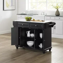 Crosley Cambridge Granite Top Full-Size Kitchen Island / Cart 8 Crosley Cambridge Granite Top Full-Size Kitchen Island / Cart -The Novogratz Shop 5155051 ALT2