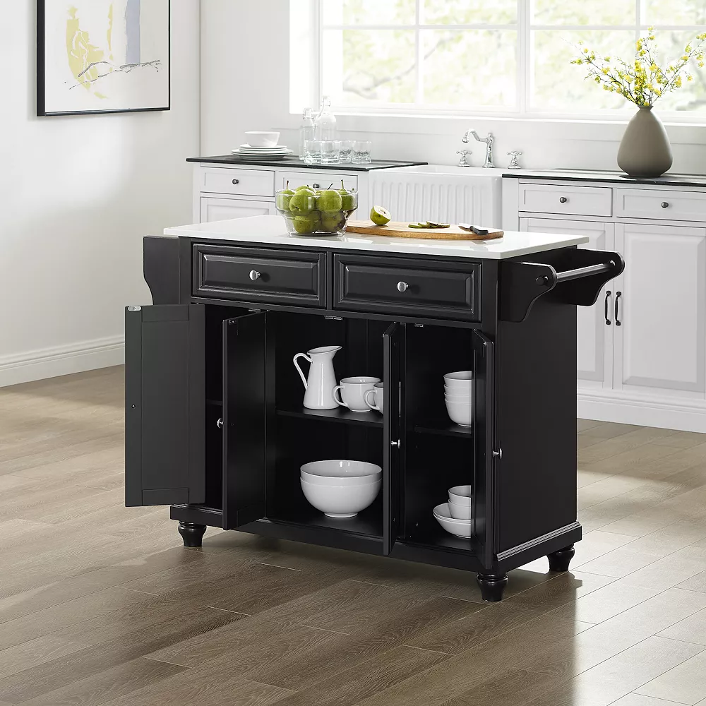 Crosley Cambridge Granite Top Full-Size Kitchen Island / Cart 5 Crosley Cambridge Granite Top Full-Size Kitchen Island / Cart - Image 3