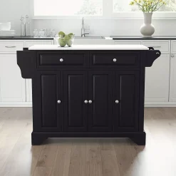 Crosley Lafayette Granite Top Full-Size Kitchen Island / Cart -The Novogratz Shop 5155054 ALT2