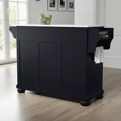 Crosley Alexandria Granite Top Full-Size Kitchen Island / Cart -The Novogratz Shop 5155059 ALT3