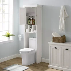 Crosley Seaside Space Saver Bathroom Cabinet -The Novogratz Shop 5155172 ALT3