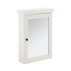 Crosley Seaside Bathroom Mirror Wall Cabinet
