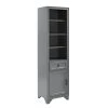 Crosley Tara Linen Cabinet 1 Crosley Tara Linen Cabinet -The Novogratz Shop 5155185 Gray