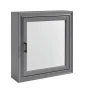 Crosley Tara Mirrored Wall Cabinet -The Novogratz Shop 5155200 Gray
