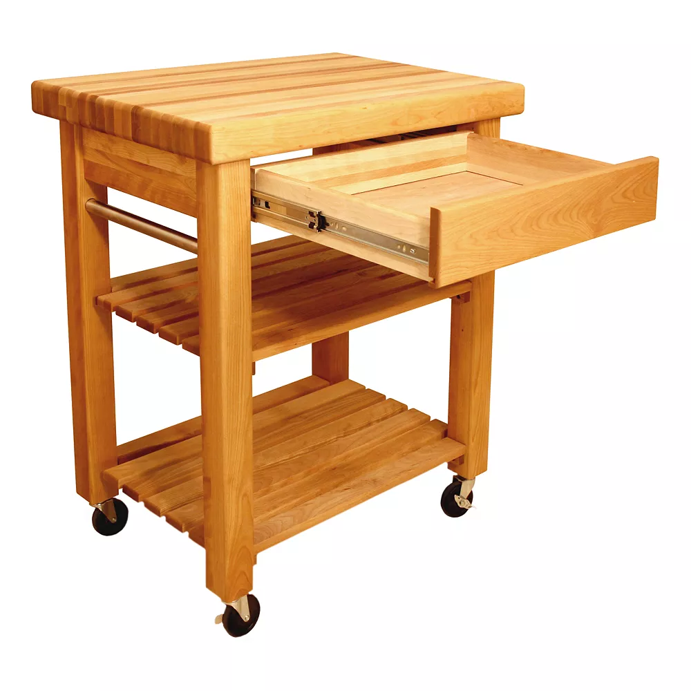 Catskill Craftsmen Mini French Country Kitchen Cart 4 Catskill Craftsmen Mini French Country Kitchen Cart - Image 2