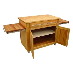Catskill Craftsmen Empire Island Kitchen Cart -The Novogratz Shop 535665 ALT2
