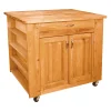Catskill Craftsmen Deep Storage Medium Island Kitchen Cart -The Novogratz Shop 535755