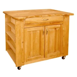 Catskill Craftsmen Deep Storage Large Island Kitchen Cart