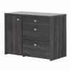 South Shore Interface Storage Unit With File Drawer -The Novogratz Shop 5501228 Gray