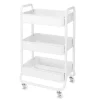 The Big One® 3-Shelf Rolling Cart 2 The Big One® 3-Shelf Rolling Cart -The Novogratz Shop 5528959 White