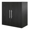 Systembuild Evolution Camberly Wall Cabinet 2 Systembuild Evolution Camberly Wall Cabinet -The Novogratz Shop 5539296 Black Oak