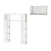 Bolton Coventry Over Toilet Open Shelving Unit With Two Towel Rods