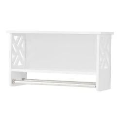 Bolton Coventry Bath Shelf With Two Towel Rods