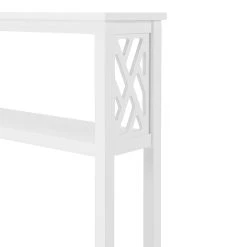 Bolton Coventry 27"W X 48"H Bathroom Over Toilet Open Storage Shelf -The Novogratz Shop 5544399 ALT4