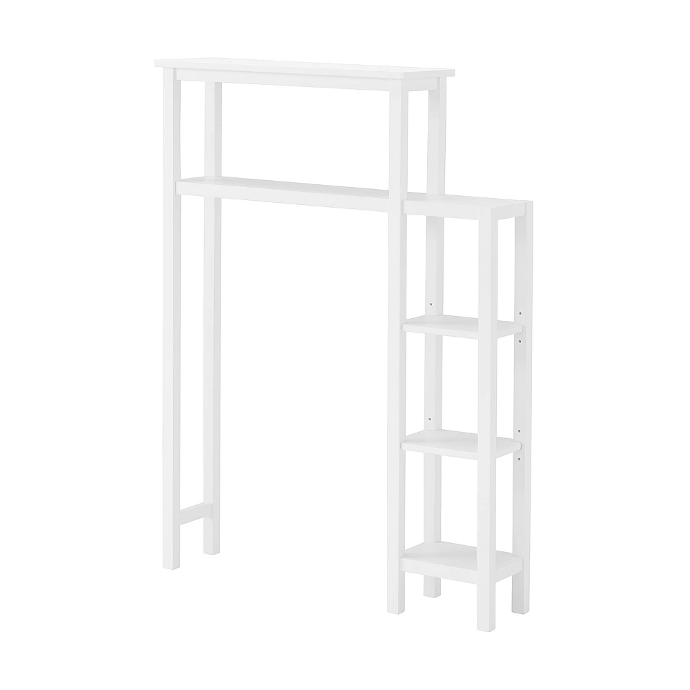 Bolton Dover Over Toilet Organizer With Side Shelving, 2 Doors & Towel Rod 3 Bolton Dover Over Toilet Organizer With Side Shelving, 2 Doors & Towel Rod