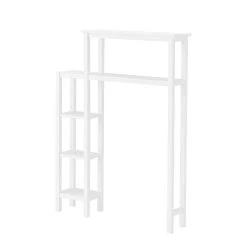Bolton Dover Over Toilet Organizer With Side Shelving 10 Bolton Dover Over Toilet Organizer With Side Shelving -The Novogratz Shop 5544410 ALT3