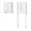 Bolton Dover Over Toilet Hutch With 2 Doors And Towel Rod -The Novogratz Shop 5544411