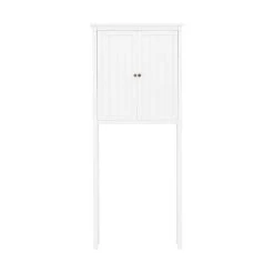 Bolton Dover Over Toilet Hutch With 2 Doors And Towel Rod -The Novogratz Shop 5544411 ALT13