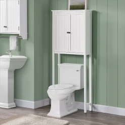 Bolton Dover Over Toilet Hutch With 2 Doors -The Novogratz Shop 5544413 ALT