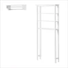 Bolton Dover Over Toilet Organizer With Open Shelving, Bathroom Shelf With 2 Towel Rods