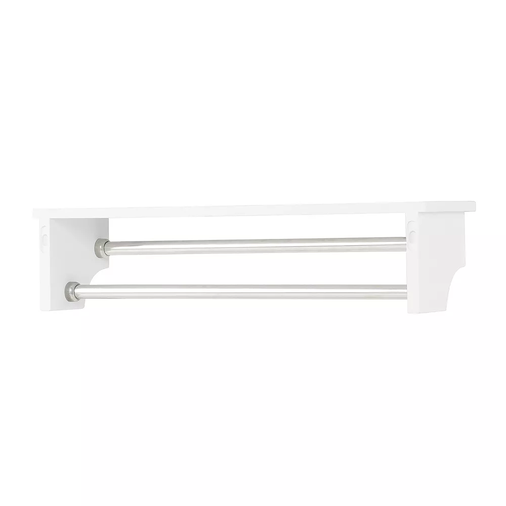 Bolton Dover Over Toilet Organizer With Open Shelving, Bathroom Shelf With 2 Towel Rods 4 Bolton Dover Over Toilet Organizer With Open Shelving, Bathroom Shelf With 2 Towel Rods - Image 2
