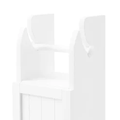 Bolton Dover 7"W X 28"H Deluxe Storage Cabinet With Toilet Paper Dispenser -The Novogratz Shop 5544420 ALT4