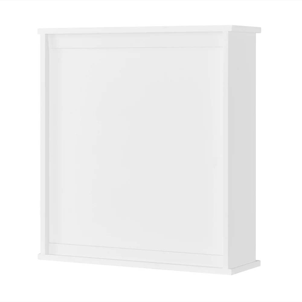 Alaterre Furniture Derby White Wall-Mount Bath Shelf 6 Alaterre Furniture Derby White Wall-Mount Bath Shelf - Image 4
