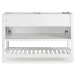 Alaterre Furniture Bennet White Vanity Cabinet -The Novogratz Shop 5546142 ALT5