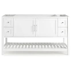 Alaterre Furniture Bennet White Vanity Cabinet