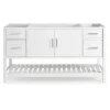 Alaterre Furniture Harrison White Vanity Cabinet -The Novogratz Shop 5546149
