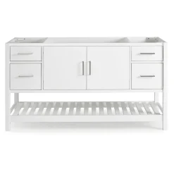 Alaterre Furniture Harrison White Vanity Cabinet