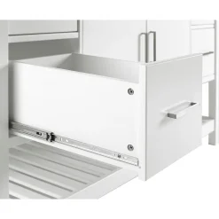 Alaterre Furniture Harrison White Vanity Cabinet -The Novogratz Shop 5546149 ALT2