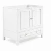 Alaterre Furniture Williamsburg White Vanity Cabinet