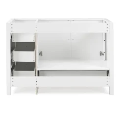 Alaterre Furniture Williamsburg White Vanity Cabinet -The Novogratz Shop 5546152 ALT5