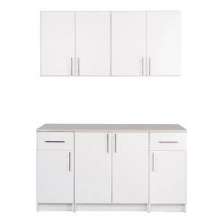 Prepac Elite B 64-in. Storage Cabinet & Wall Cabinet 5-piece Set