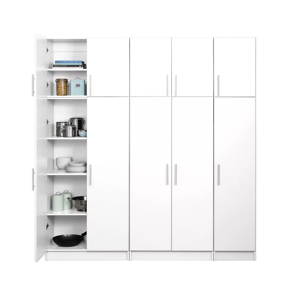 Prepac Elite C 80-in. Storage Cabinet 6-piece Set 4 Prepac Elite C 80-in. Storage Cabinet 6-piece Set - Image 2