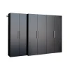 Prepac HangUps L 102-in. Storage Cabinet 3-piece Set -The Novogratz Shop 5549102 Black