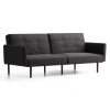 Lucid Dream Collection Channel Tufted Futon 1 Lucid Dream Collection Channel Tufted Futon -The Novogratz Shop 5553425 Charcoal