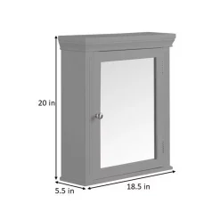 Elegant Home Fashions Stratford Medicine Cabinet Wall Decor 11 Elegant Home Fashions Stratford Medicine Cabinet Wall Decor -The Novogratz Shop 5555303 ALT99