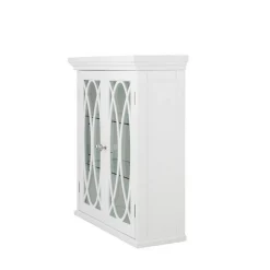 Elegant Home Fashions Florence 2-Door Cabinet Wall Decor -The Novogratz Shop 5555306 ALT3