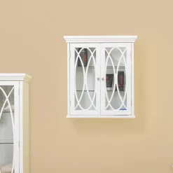 Elegant Home Fashions Florence 2-Door Cabinet Wall Decor -The Novogratz Shop 5555306 ALT4