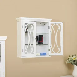 Elegant Home Fashions Florence 2-Door Cabinet Wall Decor -The Novogratz Shop 5555306 ALT5