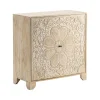 Crestview Collection Meadow Carved Storage Cabinet -The Novogratz Shop 5582398
